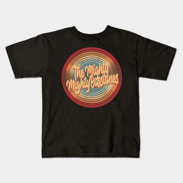 The Mighty Mighty Bosstones Vintage Circle Kids T-Shirt by musiconspiracy